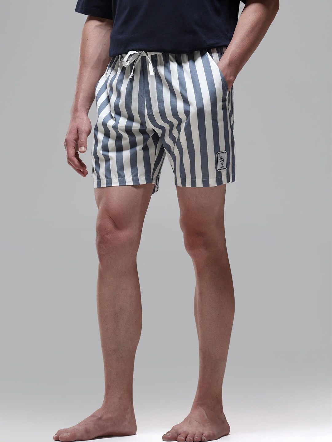 U.S. Polo Assn. Striped Cotton Boxers-picture-19