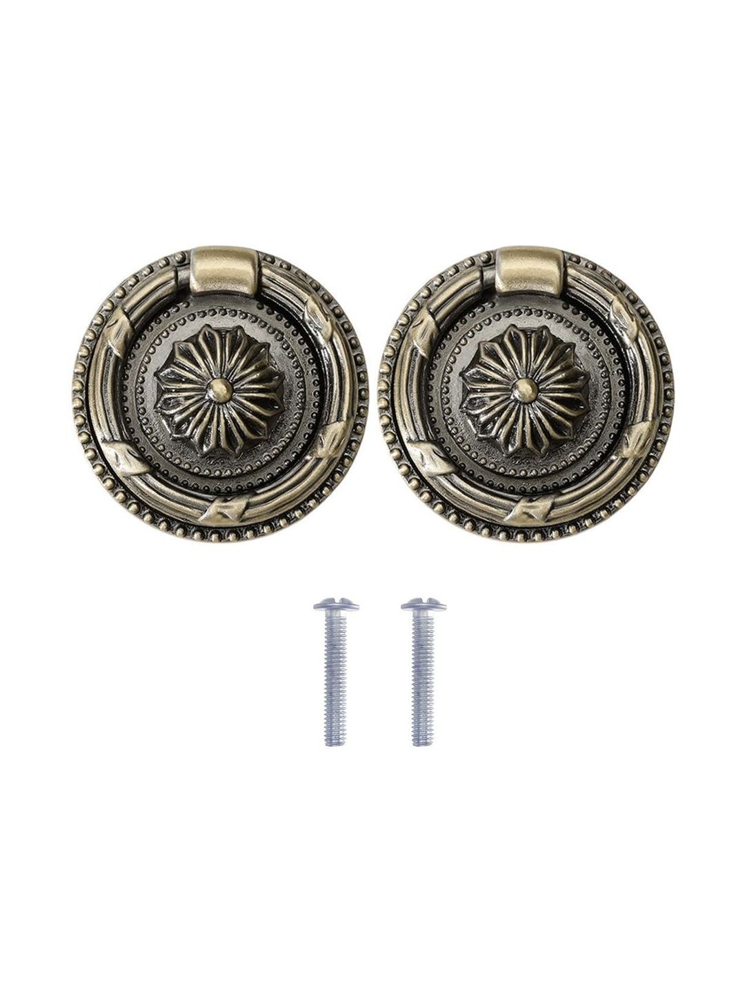 MAYCREATE Bronze-Toned & Bronze-Toned 2 piece Textured Metal-picture-40