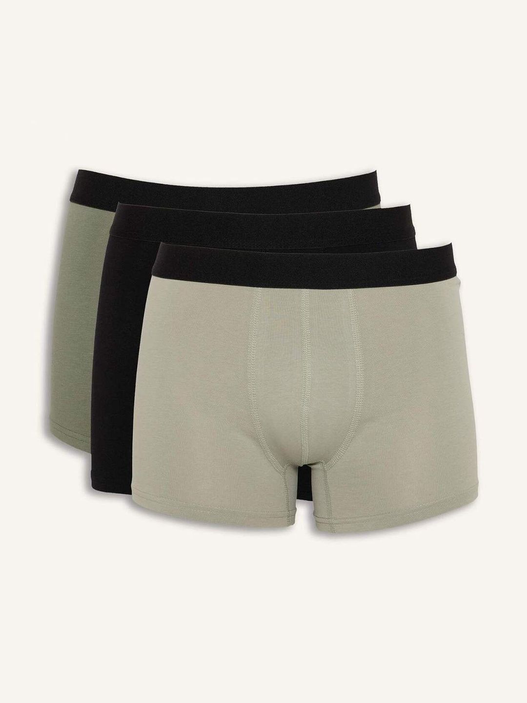 DeFacto Pack of 3 Cotton Printed Trunks-picture-10
