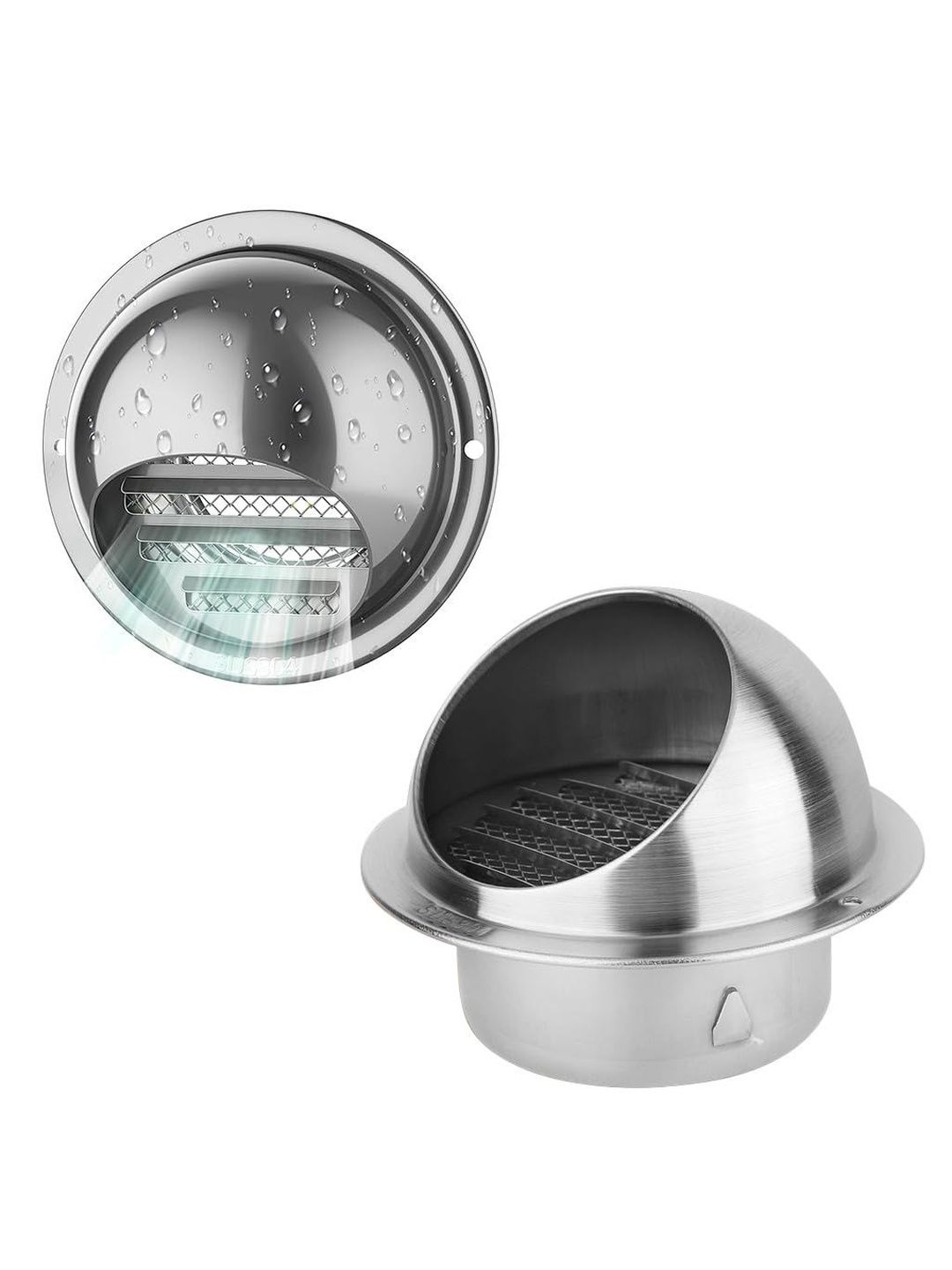 MAYCREATE Silver-Toned & Silver-Toned Solid Stainless Steel Bathroom Accessories-picture-48