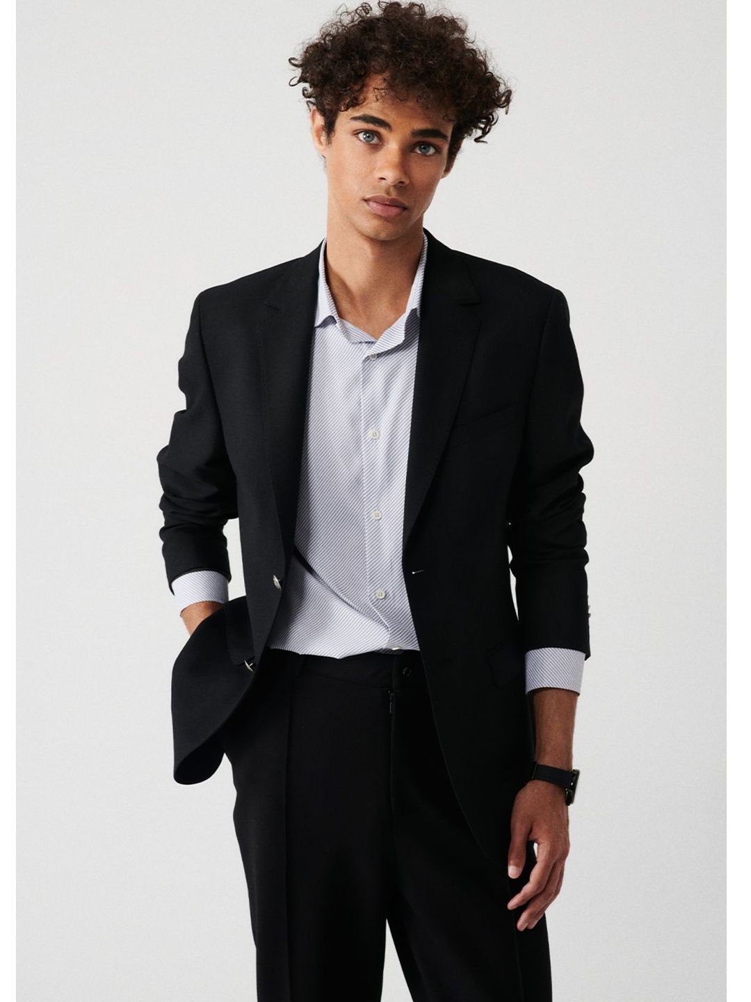 AVVA Notched Lapel Single-Breasted Formal Blazers-picture-58