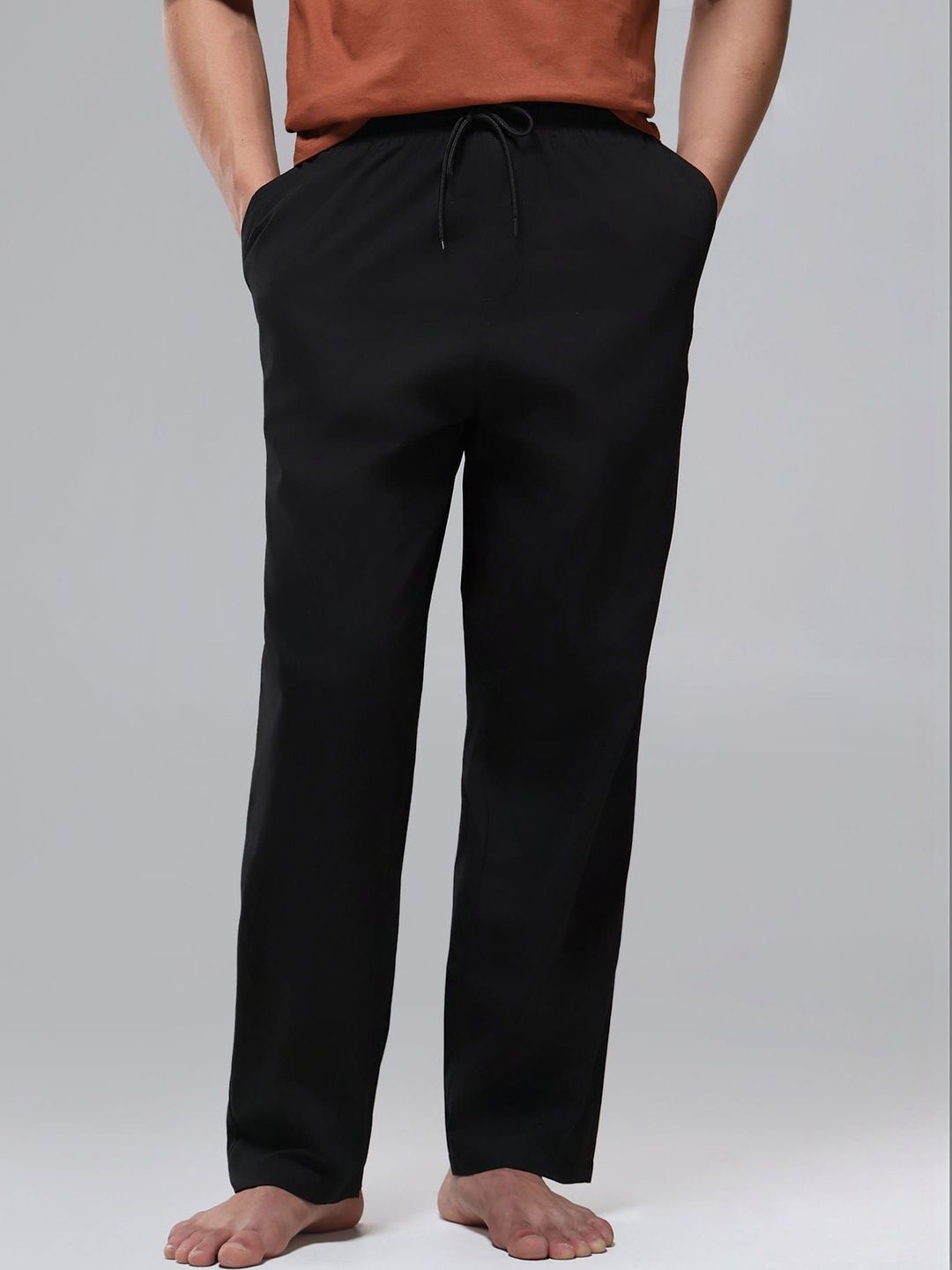 U.S. Polo Assn. Pure Cotton Mid-Rise Straight Lounge Pants-picture-33