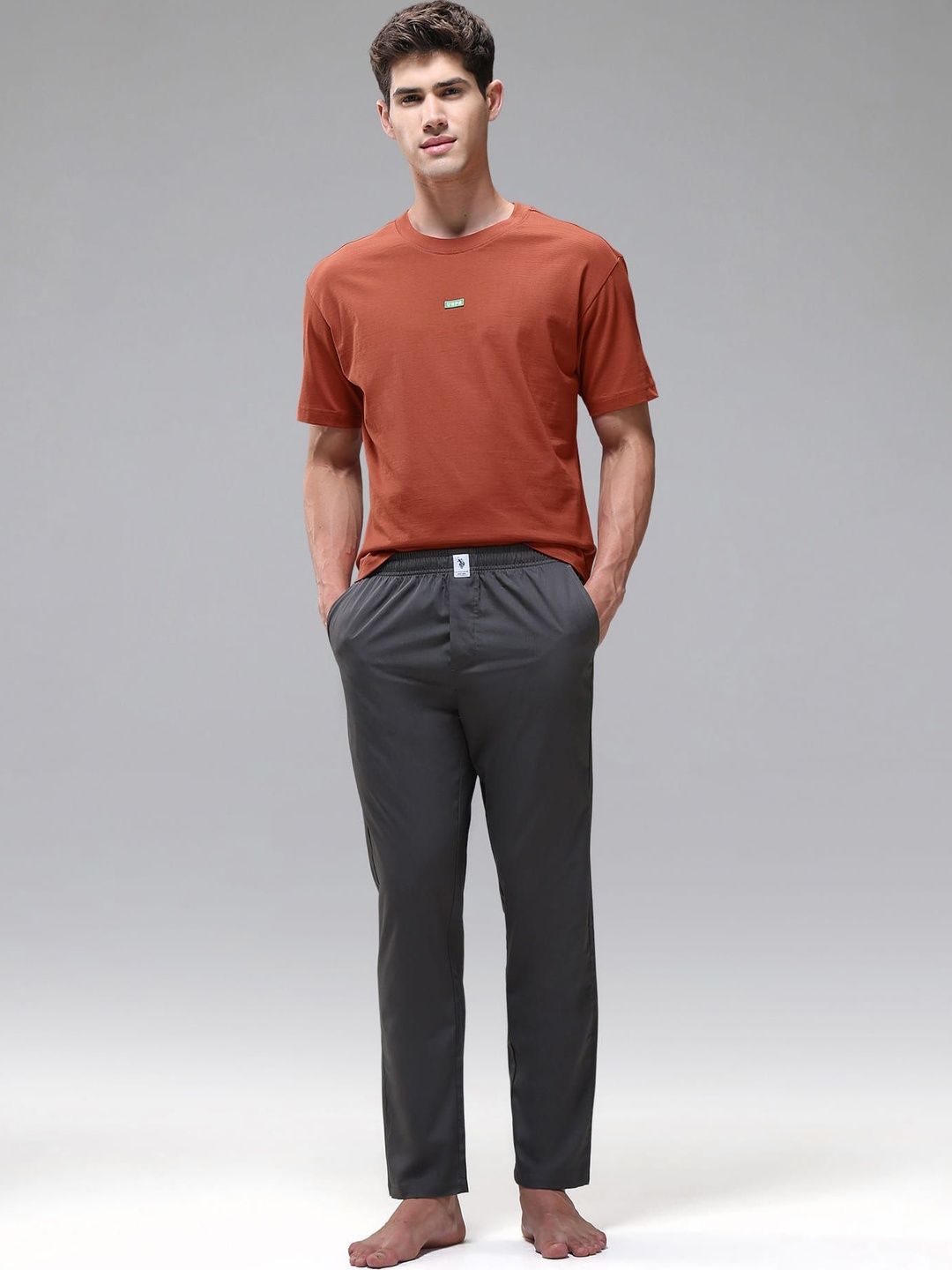 U.S. Polo Assn. Round Neck Cotton Night Suits-picture-26