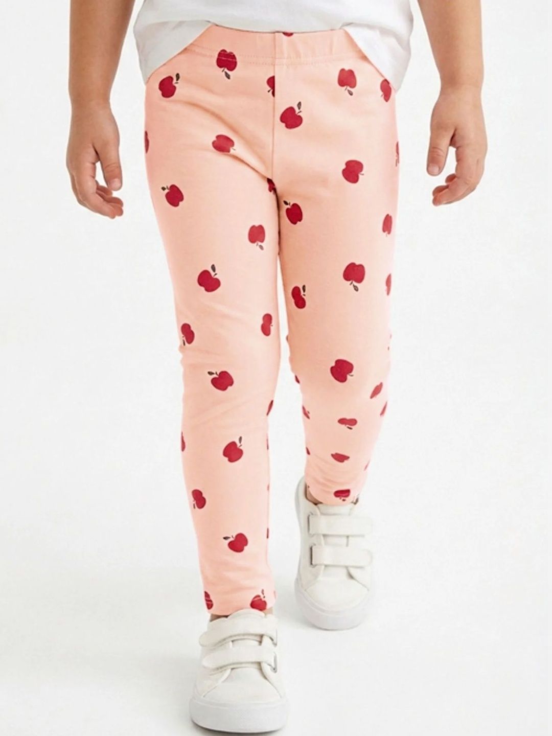 Hopscotch Girls Cotton Printed Ankle Length Leggings-picture-27