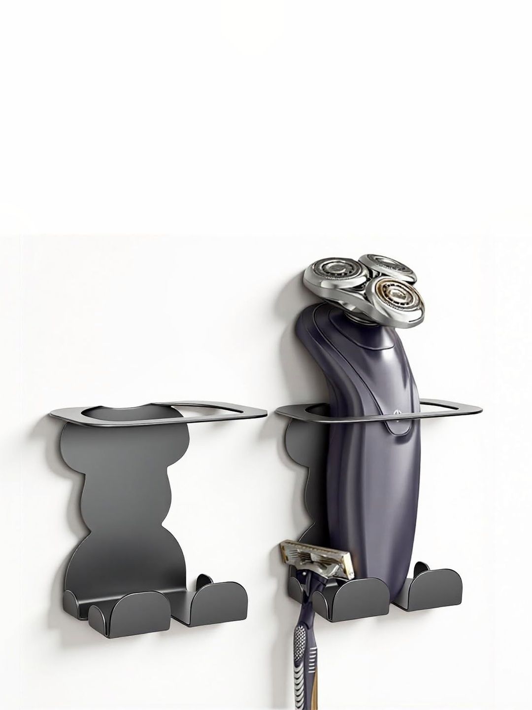 MAYCREATE Grey & Charcoal 2 piece Solid Metal-image-27