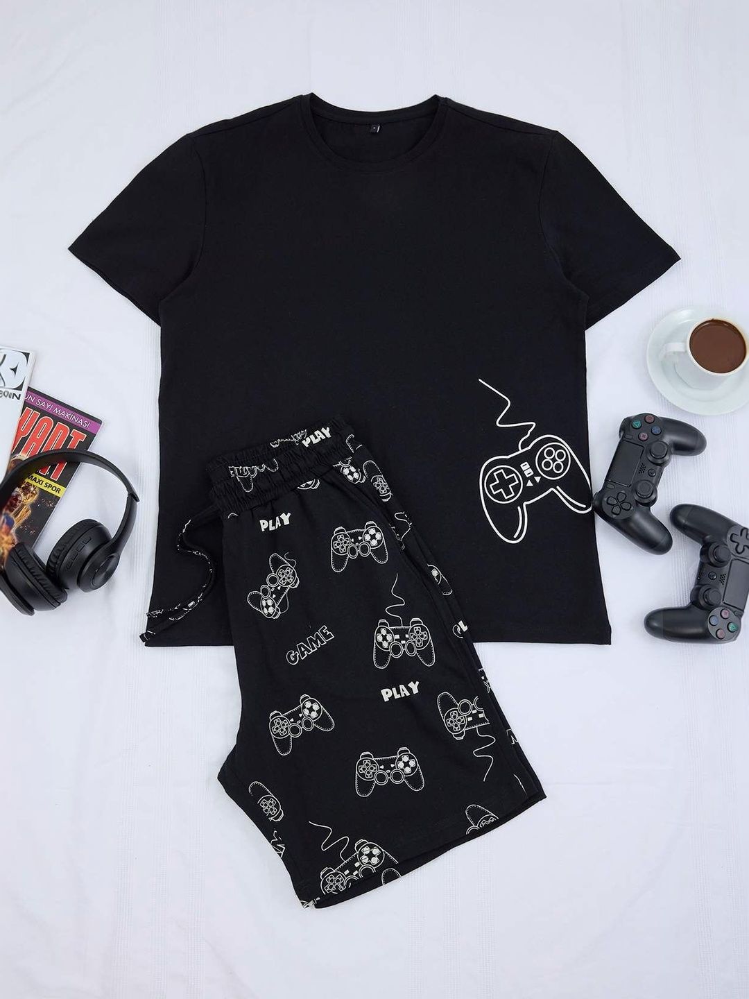 Trendyol Men Printed Night suit-picture-52