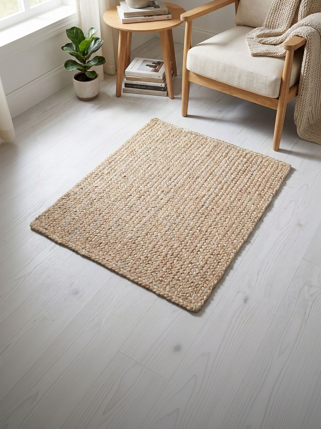ASTERLANE White Solid Handmade Other Carpet-picture-56