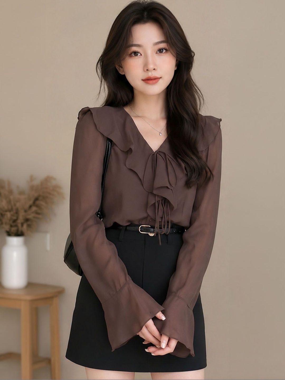 Suo Ruffles Top-picture-48