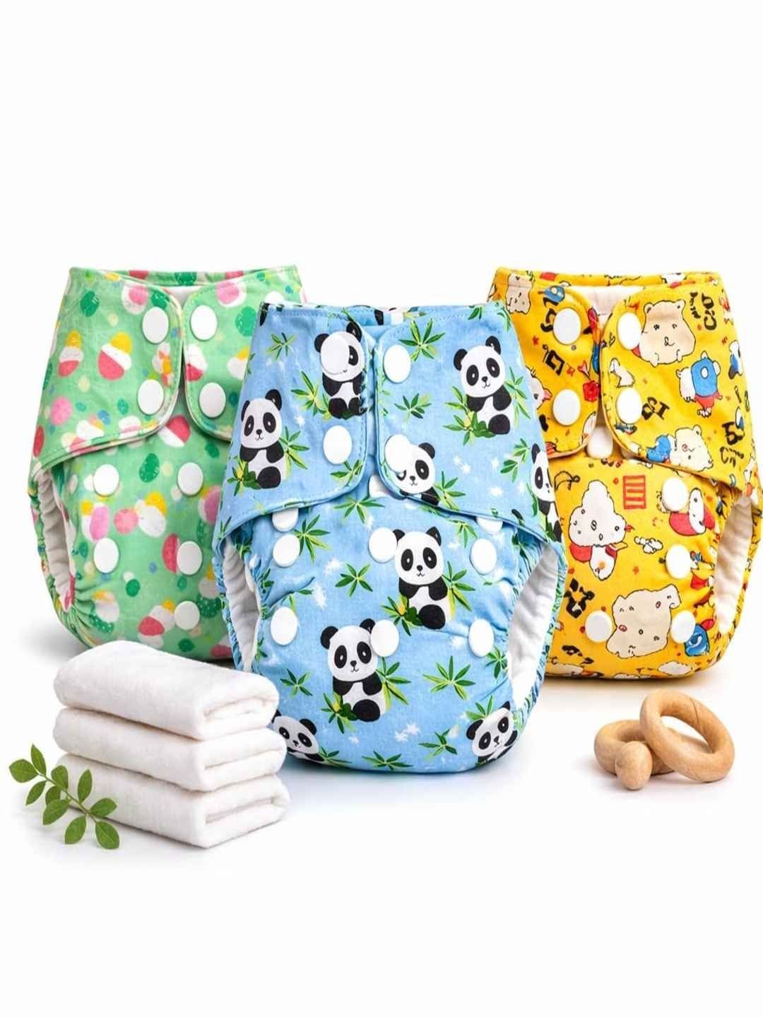 TUMMY Set Of 3 Leakage-proof Advanced Baby Cloth Diapers-picture-42
