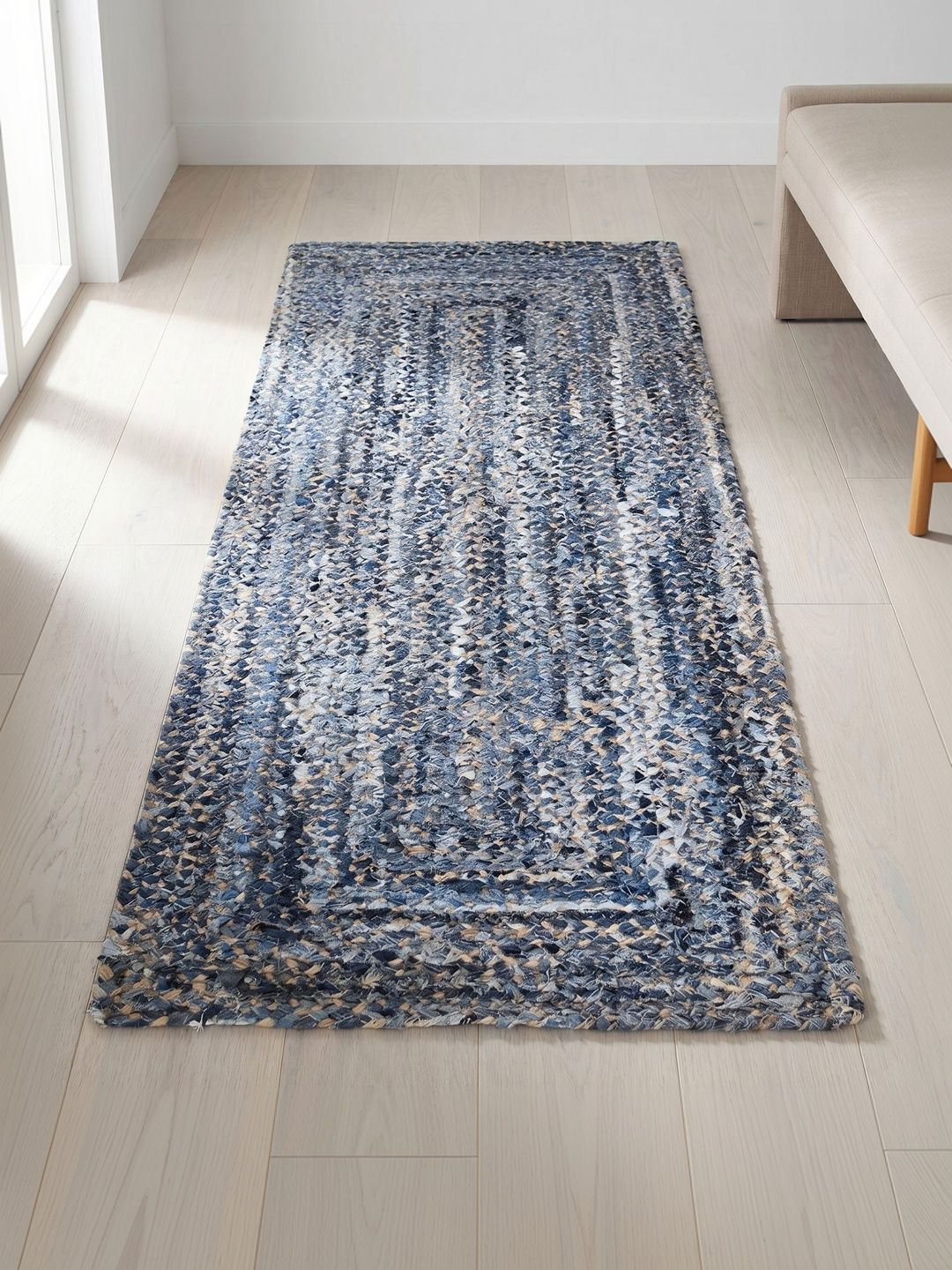 ASTERLANE Brown Abstract Handmade Cotton Carpet-picture-19