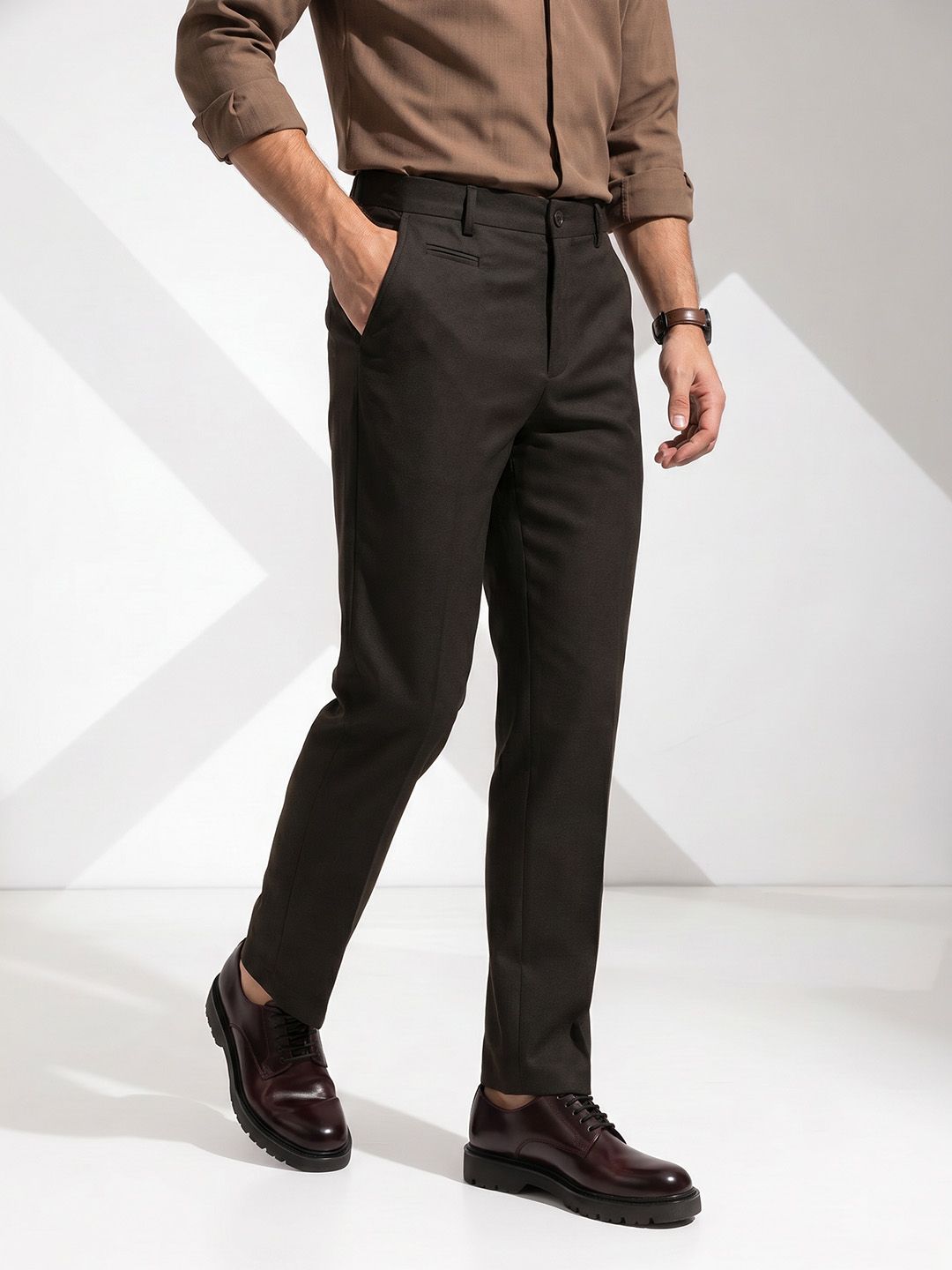 INVICTUS Men Slim Fit Formal Trousers-picture-23