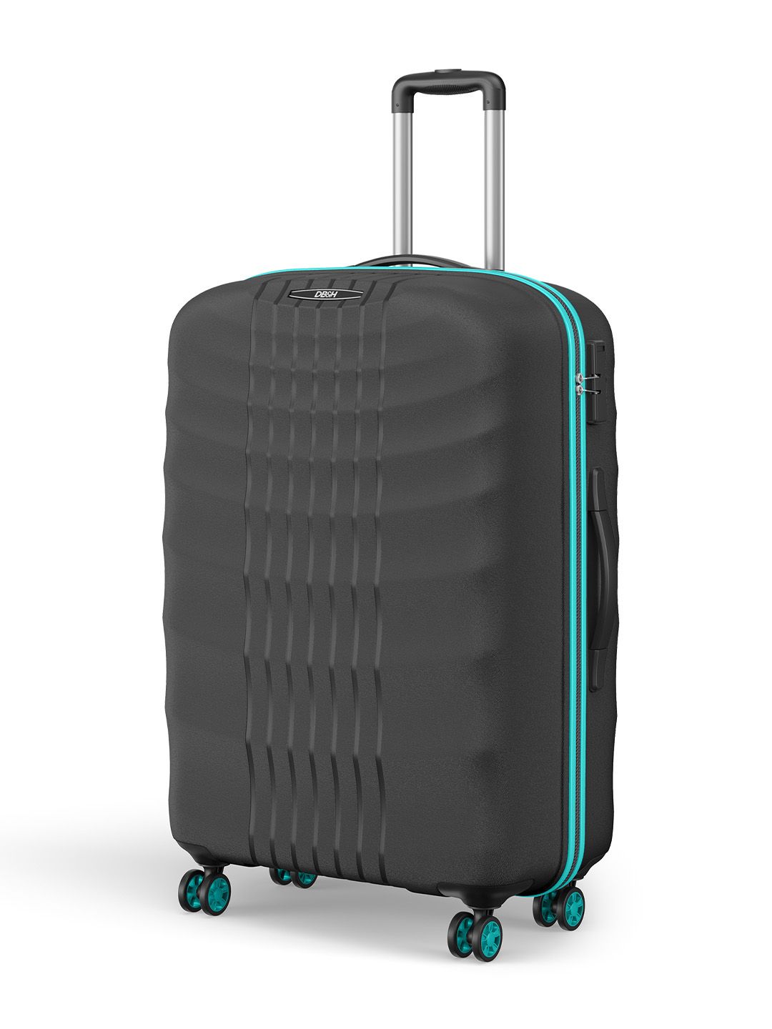 DB&H Vion Textured Hard Sided Medium Suitcase - 72L-picture-42