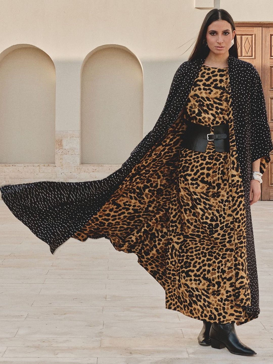 Trendyol Printed Longline Open Front Shrug-picture-33