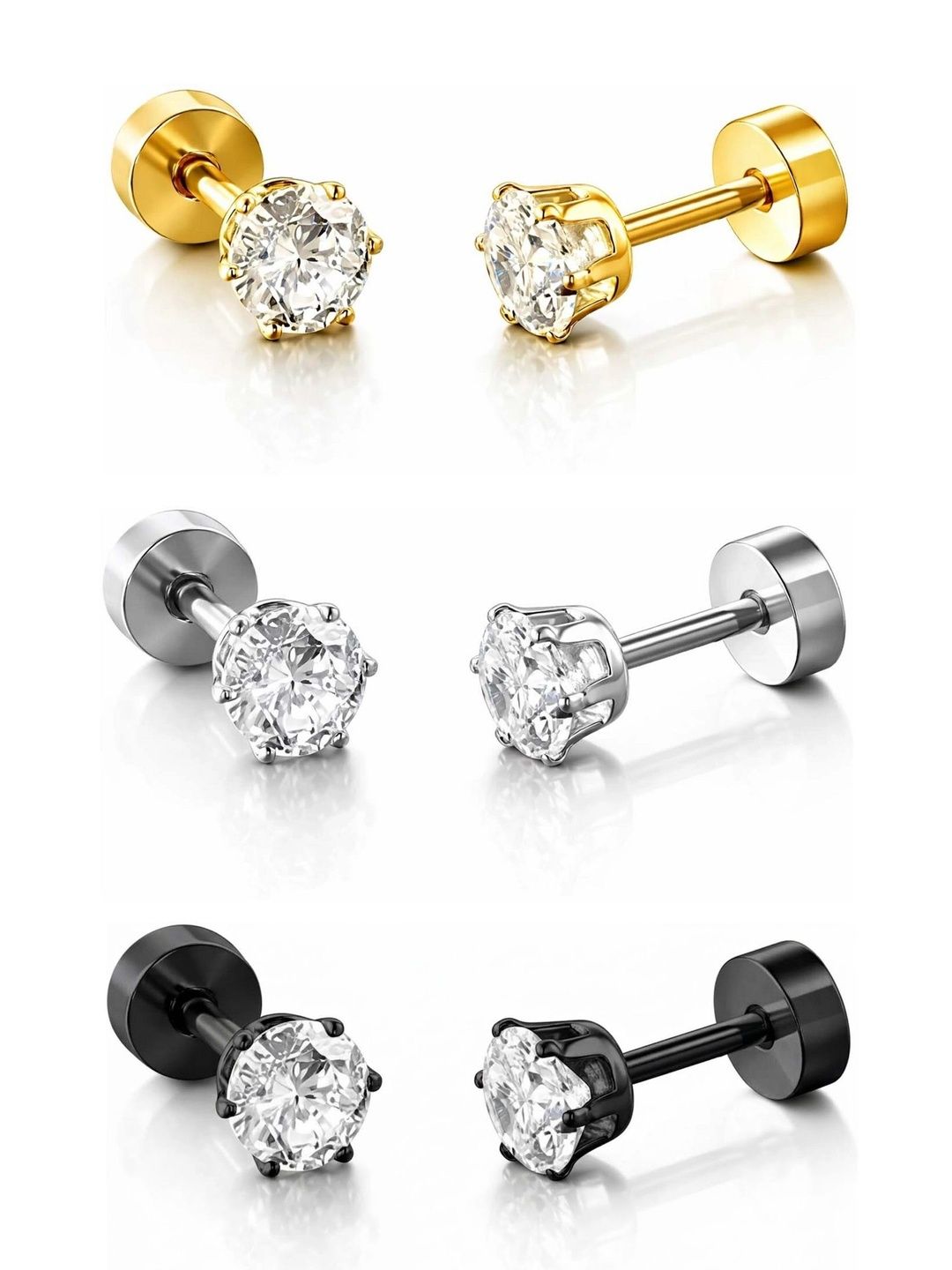 Stylewell Circular Studs Earrings-picture-18