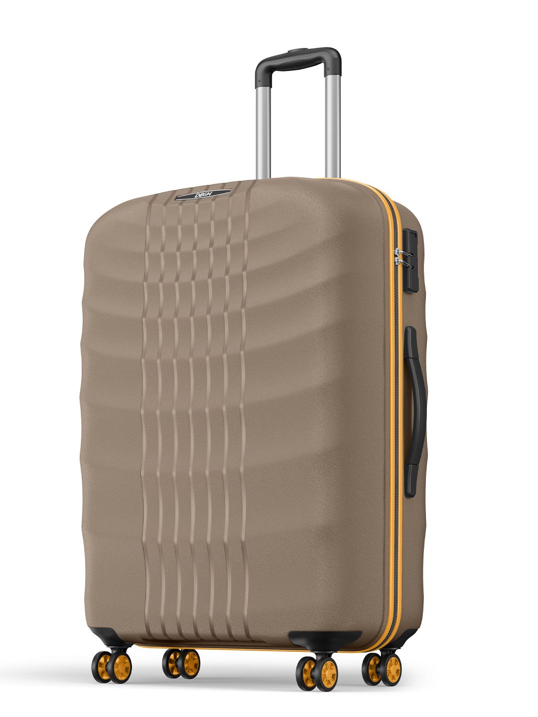 DB&H Vion Textured Hard Sided Medium Suitcase - 72L-picture-55