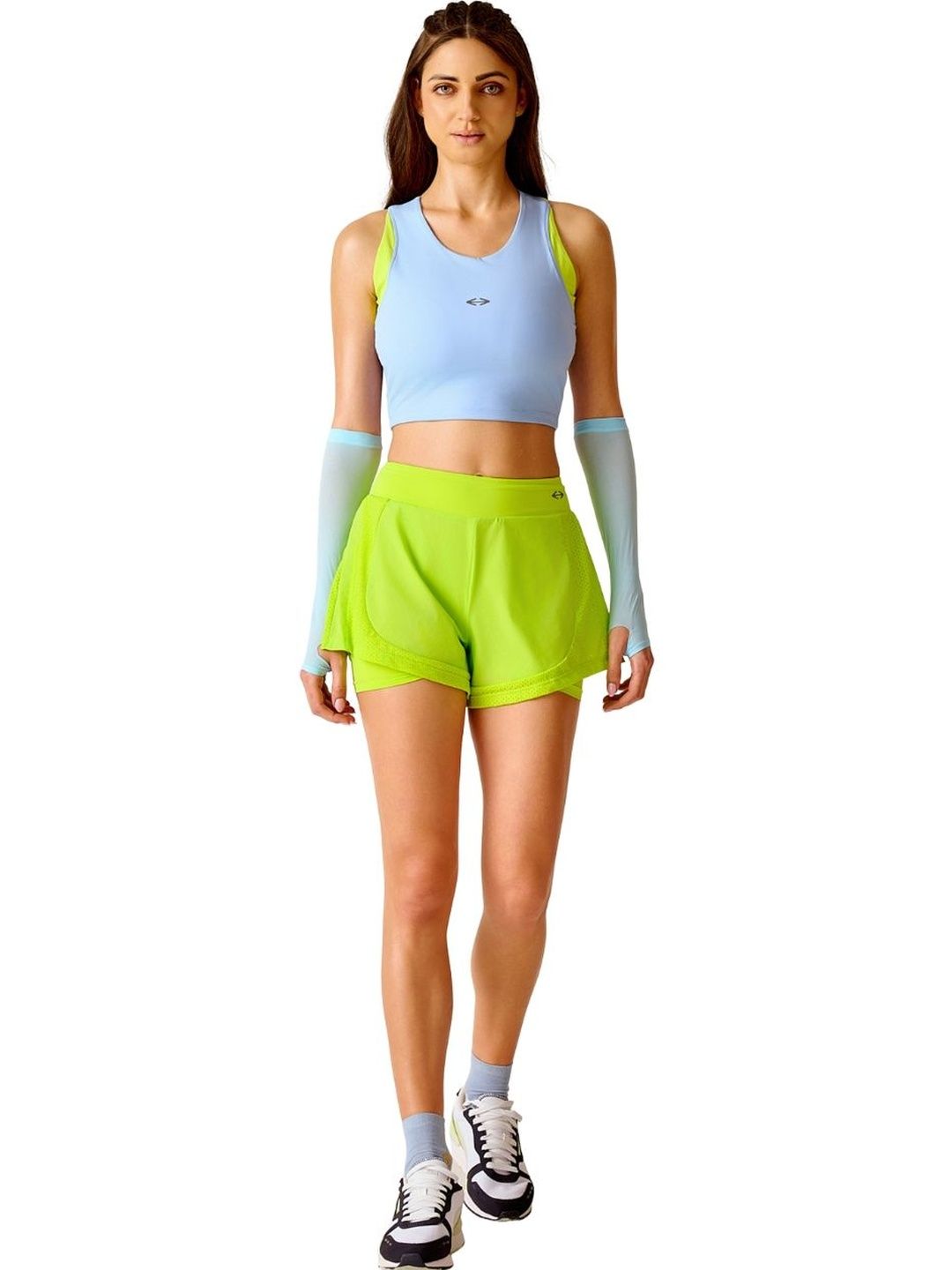 STRCH Women High-Rise Outdoor Sports Shorts-image-32
