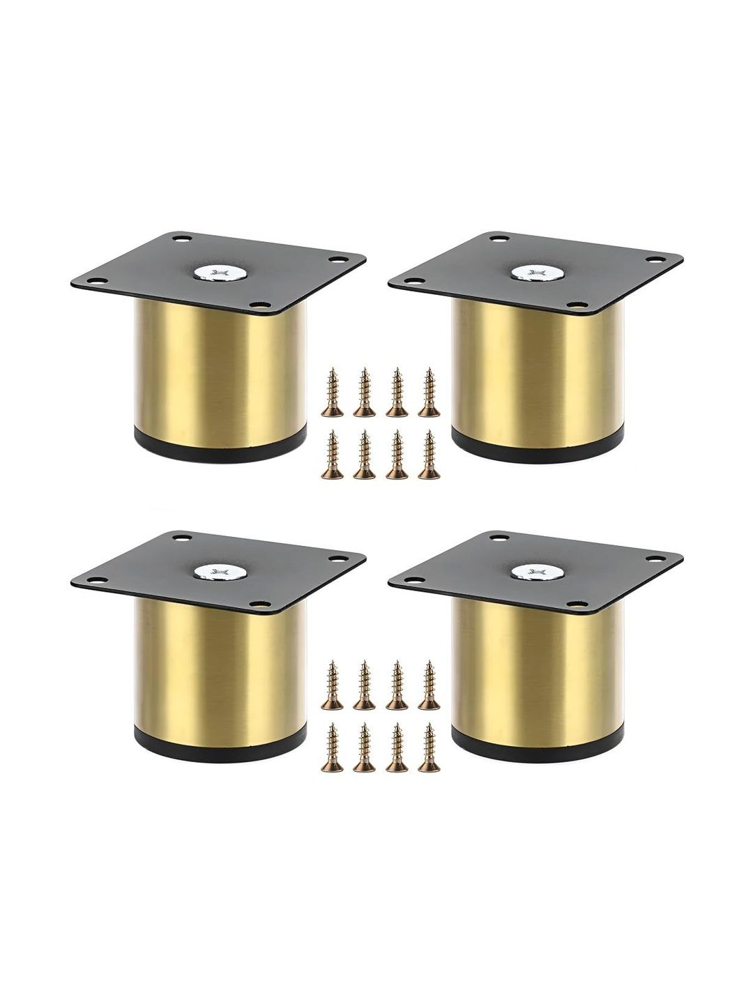 MAYCREATE Gold-Toned & Gold-Toned 4 piece Solid Stainless Steel Bathroom Accessories-picture-14