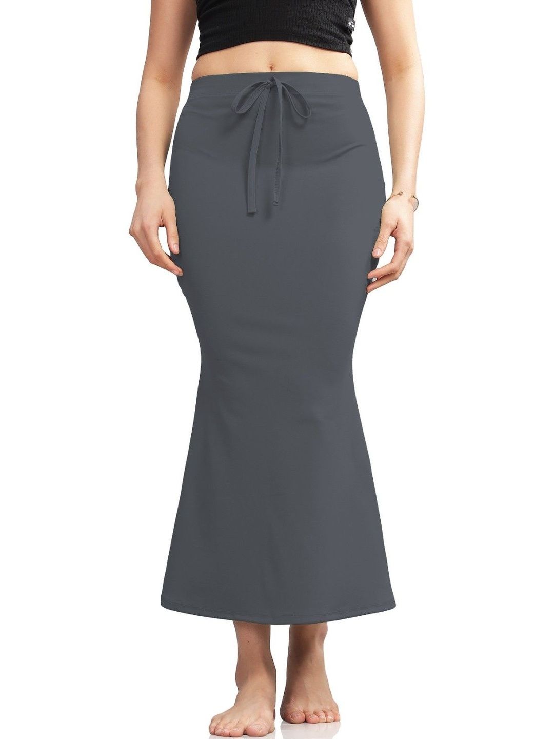 HERE&NOW Mid-Rise Seamless Saree Shapewear-image-46