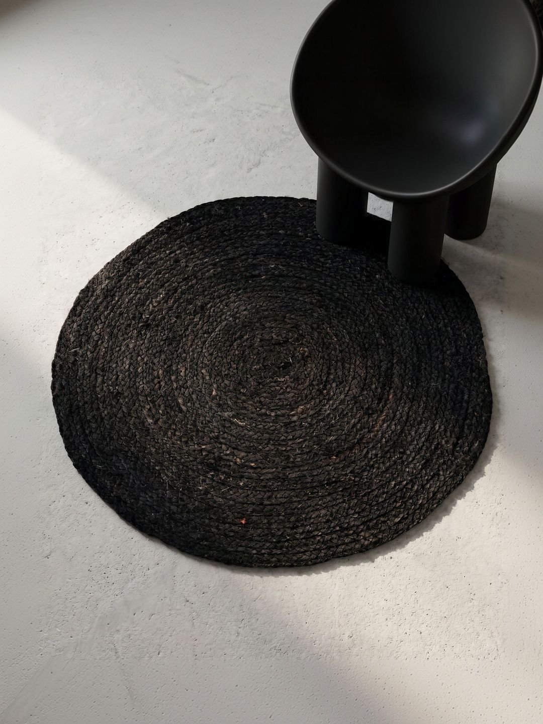 ASTERLANE Black Solid Handmade Other Carpet-picture-10