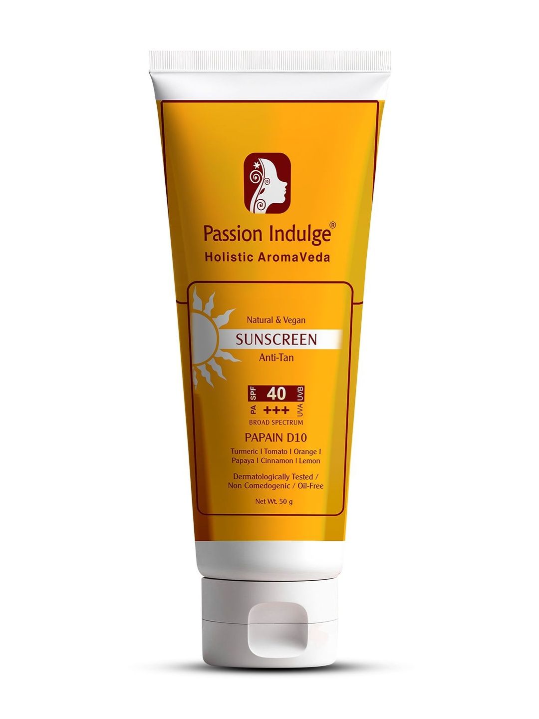 Passion Indulge Papain D10 SPF 40 PA+++ Sunscreen - 50 g-image-17