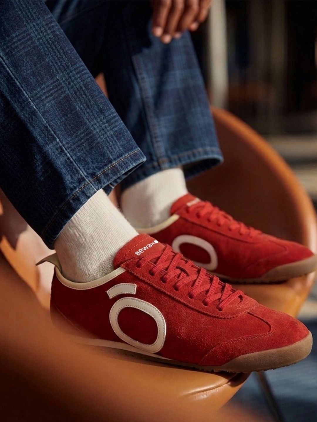 Bewakoof Men Colourblocked Suede Sneakers-picture-29