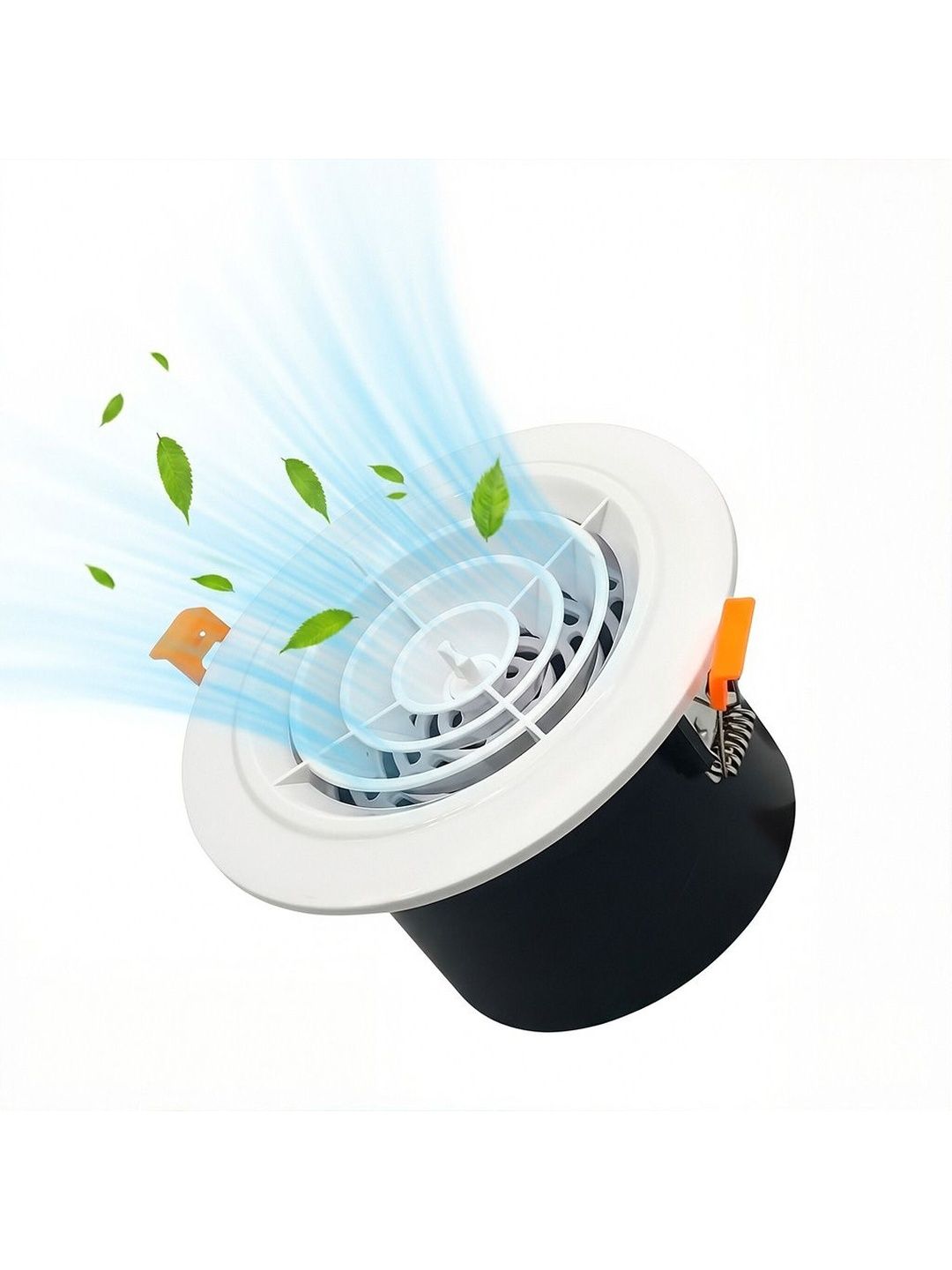 MAYCREATE White & White Solid Plastic Bathroom Accessories-image-17