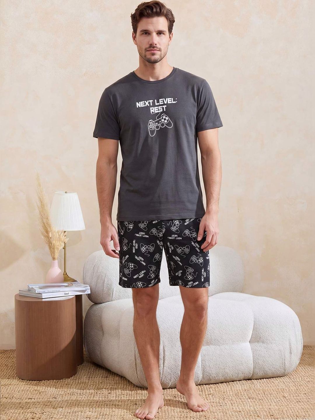 Trendyol Men Printed Night suit-picture-51