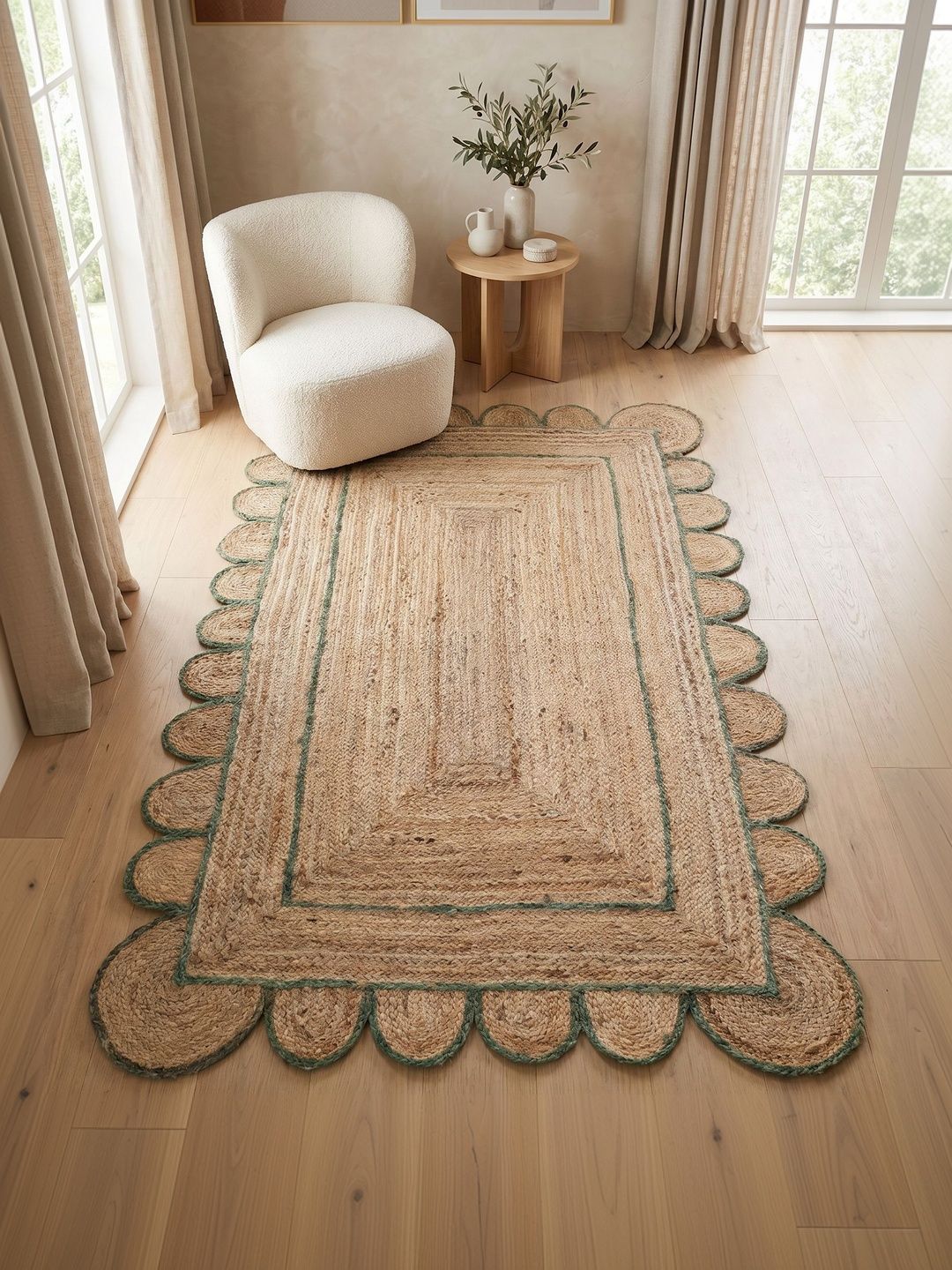 ASTERLANE Brown Striped Handmade Other Carpet-picture-46