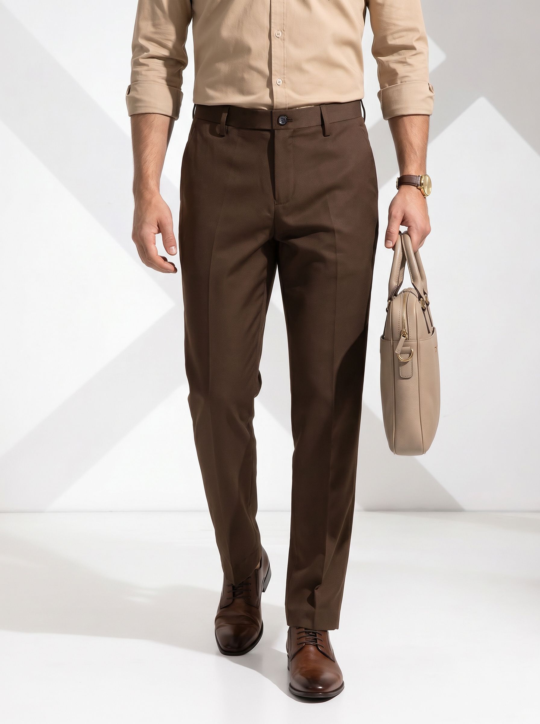 INVICTUS Men Slim Fit Formal Trousers-picture-52