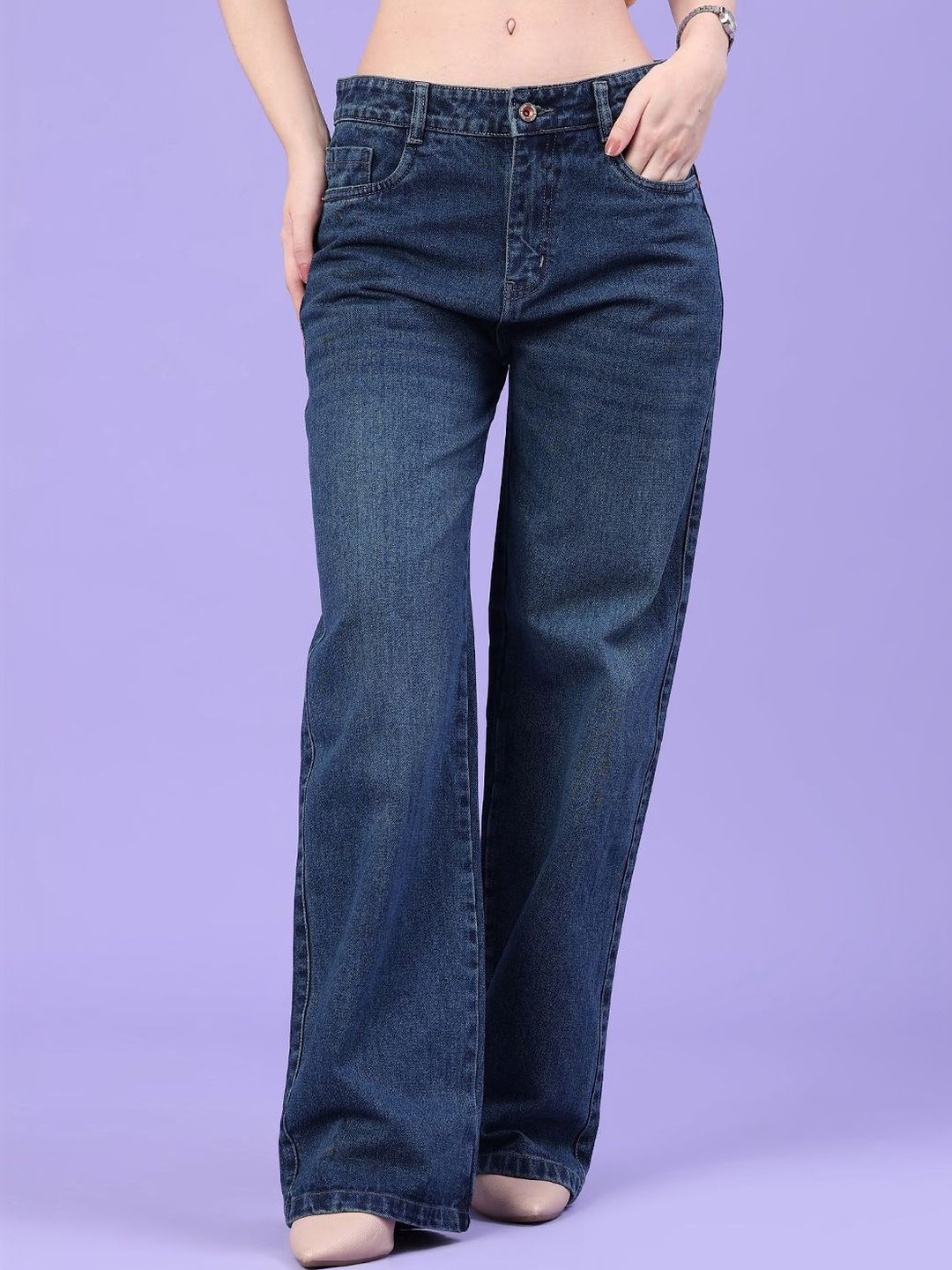 V-Mart Women Regular Fit Mid-Rise Stretchable Jeans-picture-32