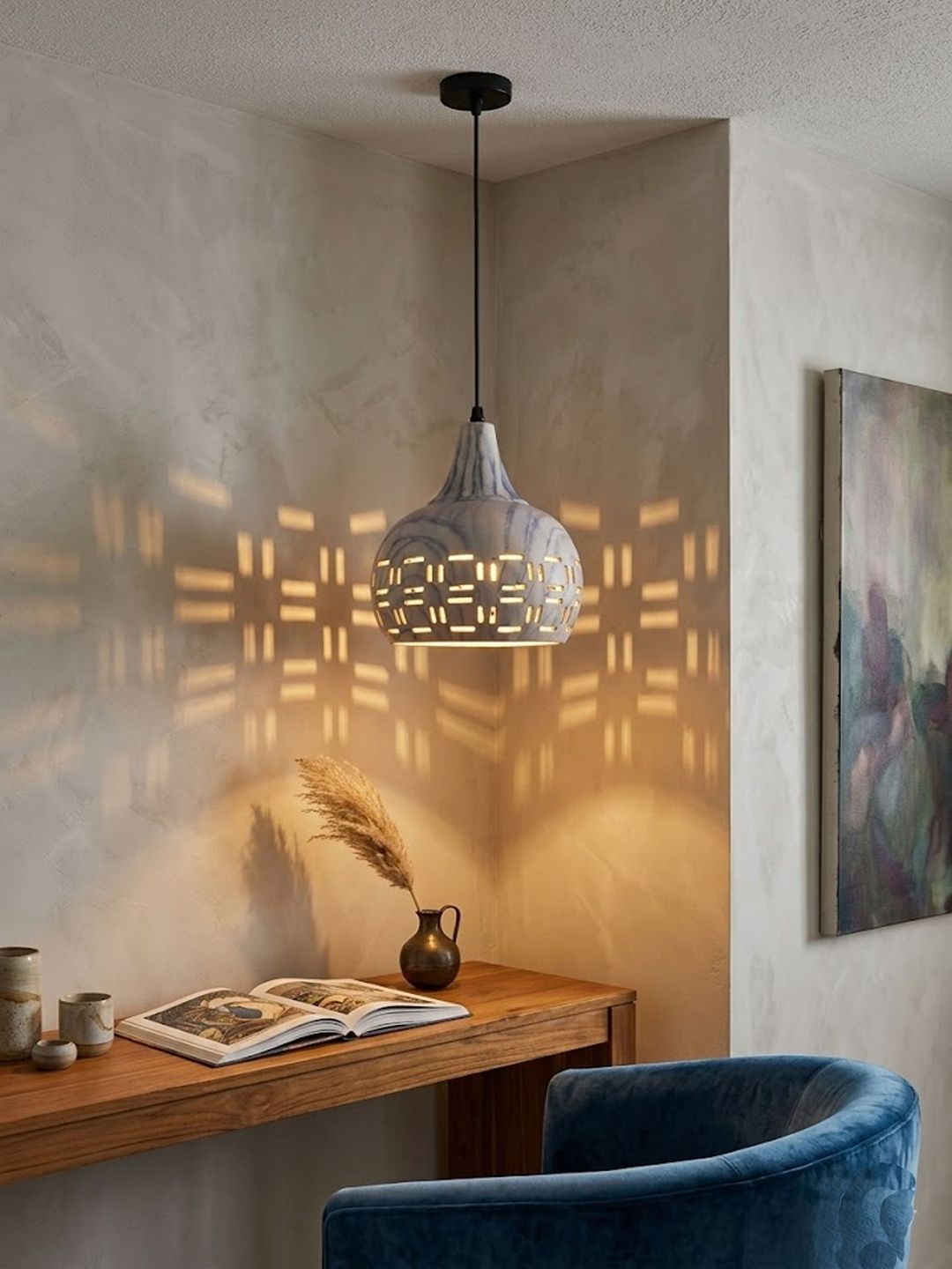 BD LIGHT Multicoloured & White Textured Aluminium Contemporary Ceiling Lamp-picture-57