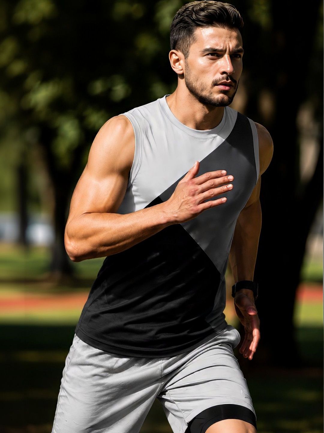 MODA RAPIDO X FITNESS EXCHANGE Men Colourblocked Dri-FIT T-shirt-picture-27