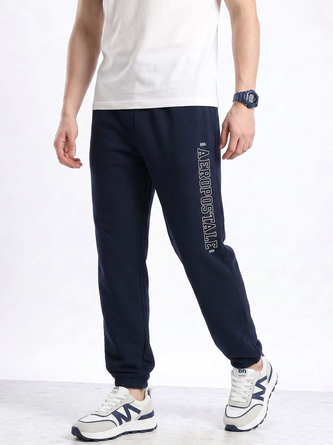 Aeropostale Men Regular Fit Brand Logo Printed Joggers-picture-39