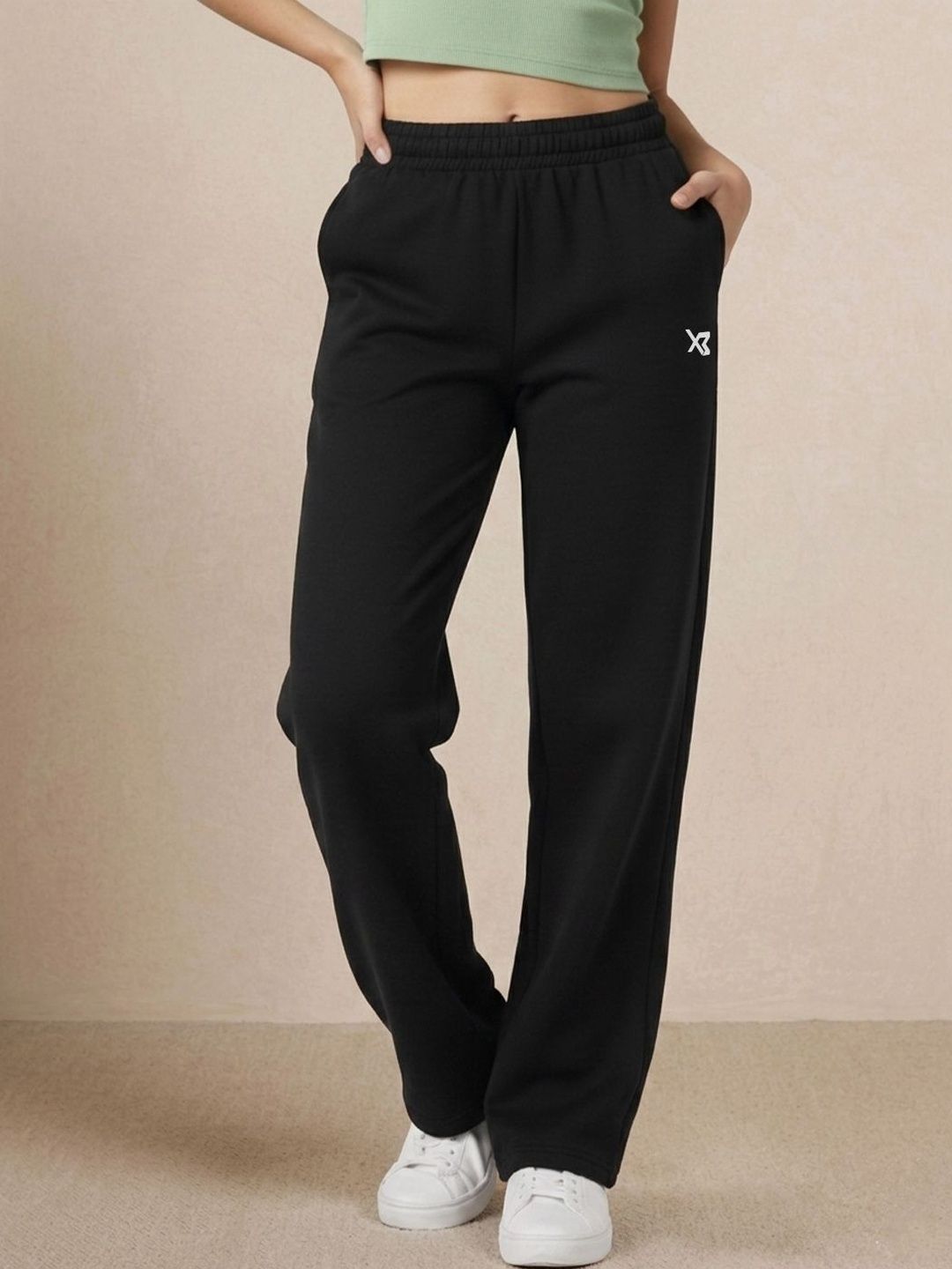 CROSS BENCH Women Regular Fit Brand Logo Training Track Pants-picture-10