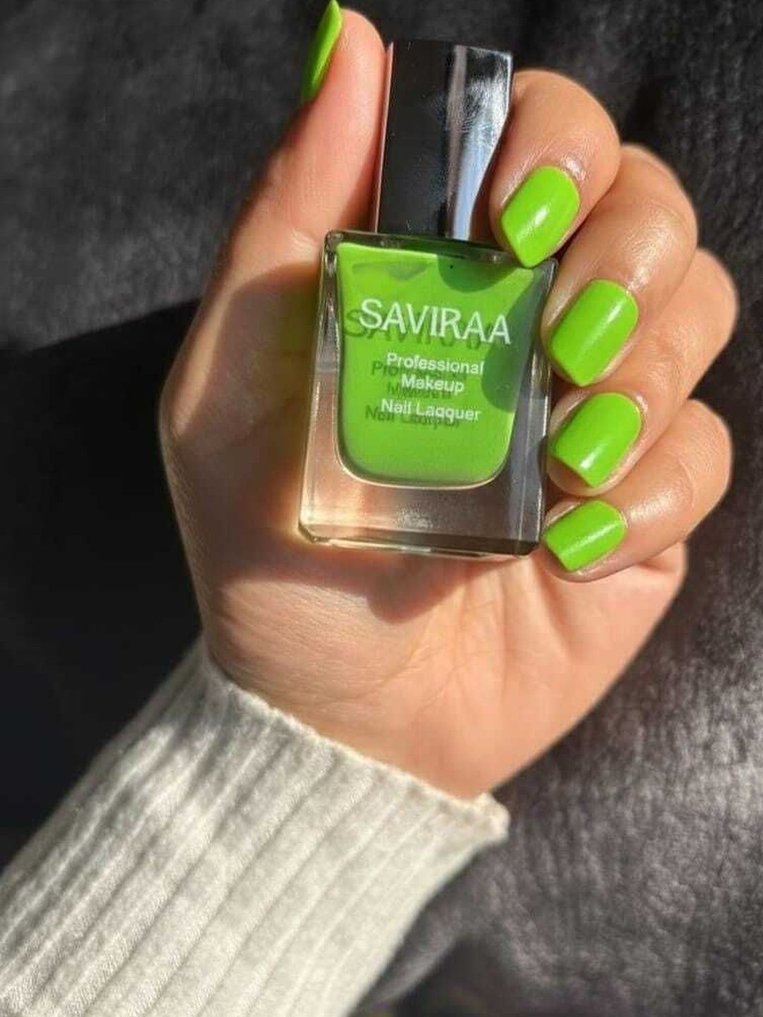 SAVIRAA Long Lasting Nail Polish - 10 ml - Green-picture-23