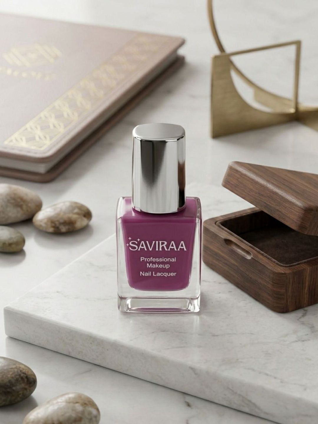 SAVIRAA Long Lasting Nail Polish - 10 ml - Pink-picture-46
