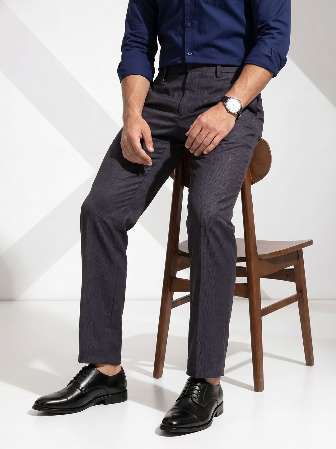 INVICTUS Men Slim Fit Formal Trousers-picture-18