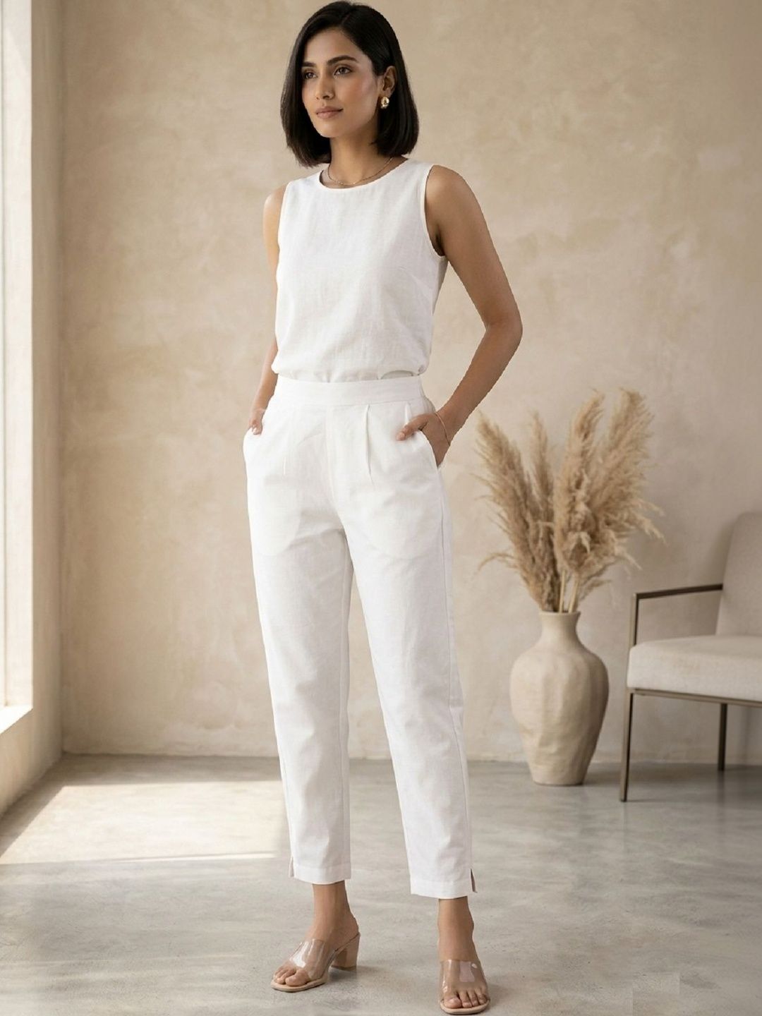 Tanhankara Women Tailored Trousers-picture-47