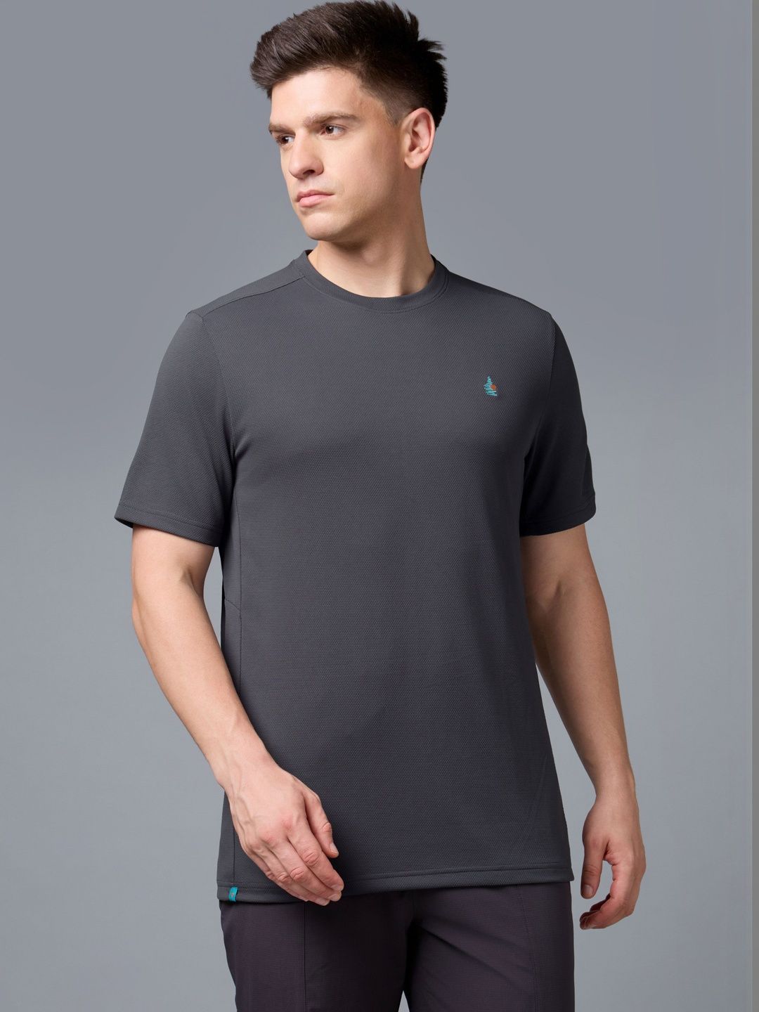 Technosport Men Brand Logo Printed Slim Fit T-shirt-picture-22