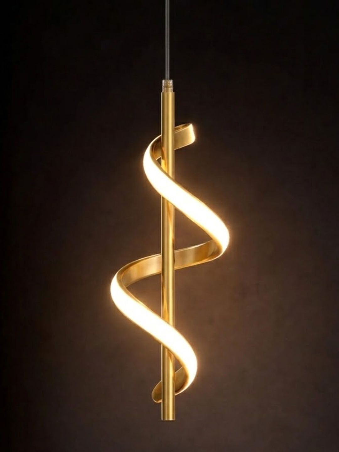 BD LIGHT Gold-Toned & Gold-Toned Contemporary Ceiling Lamp-image-36