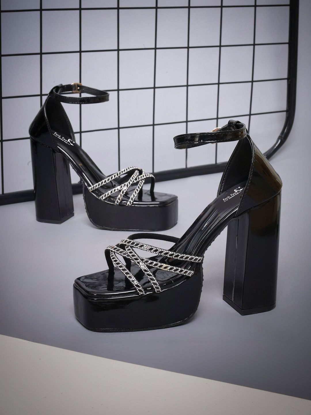 Froh Feet Embellished Party Block Sandals-picture-15