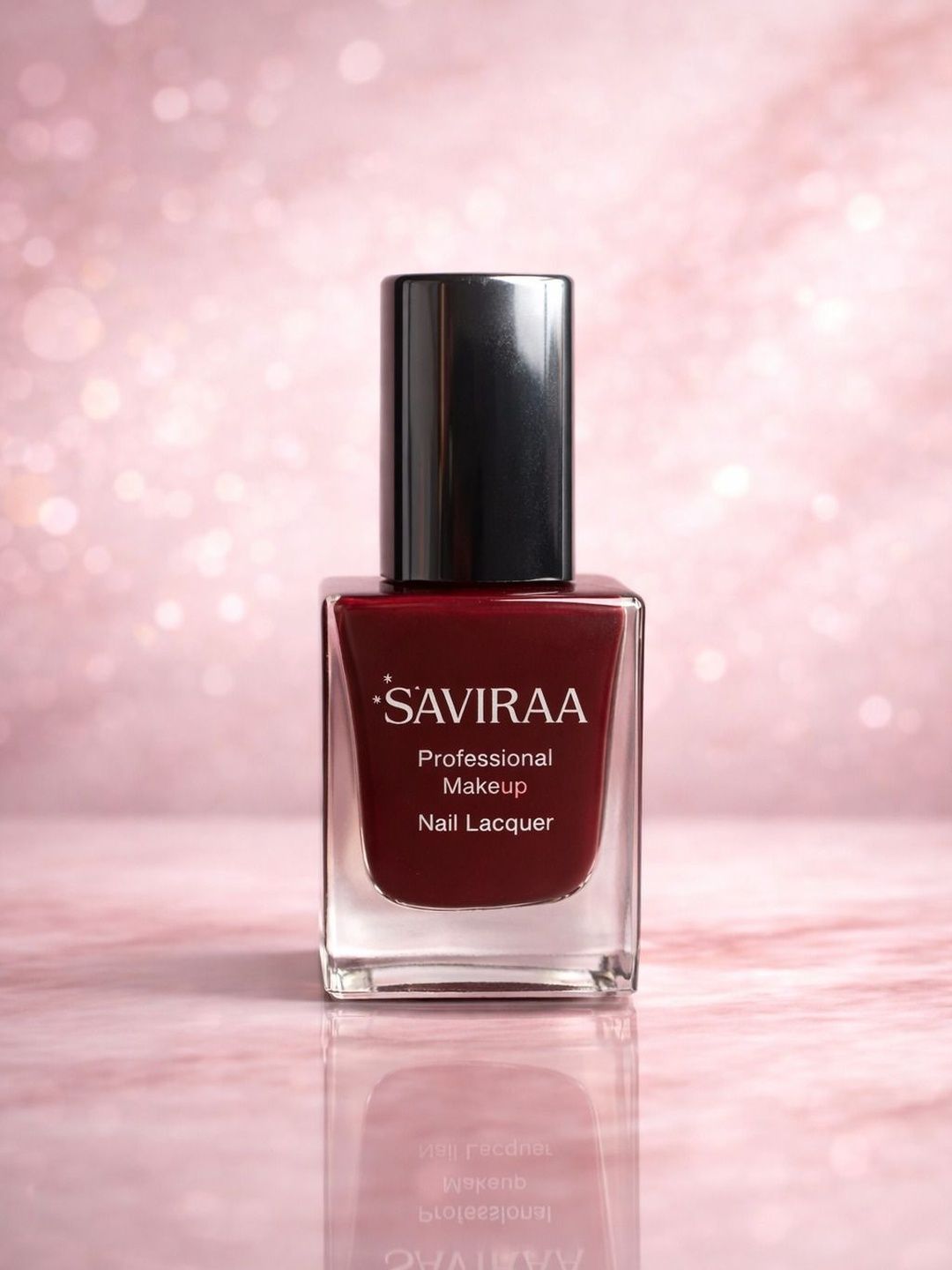 SAVIRAA Long Lasting Nail Polish - 10 ml - Red-picture-21