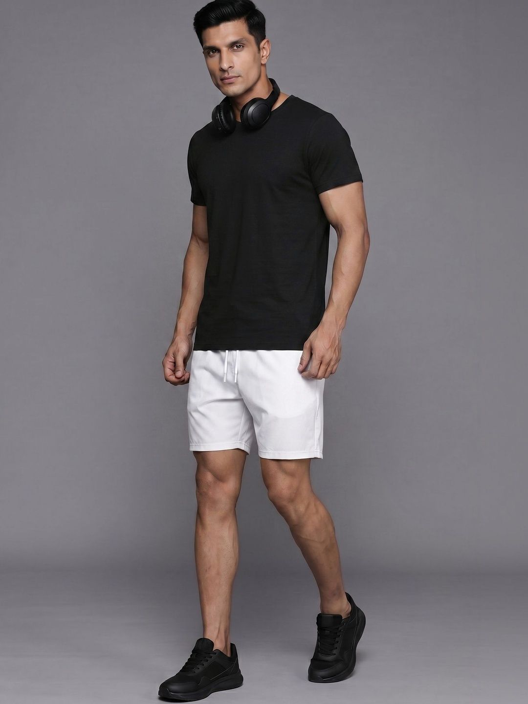 HRX by Hrithik Roshan Men Colourblocked Training or Gym Sports Shorts with Technology-picture-14