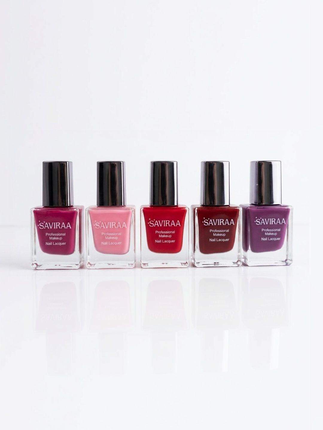 SAVIRAA Set Of 5 Nail Lacquer - 10 ml Each-picture-25
