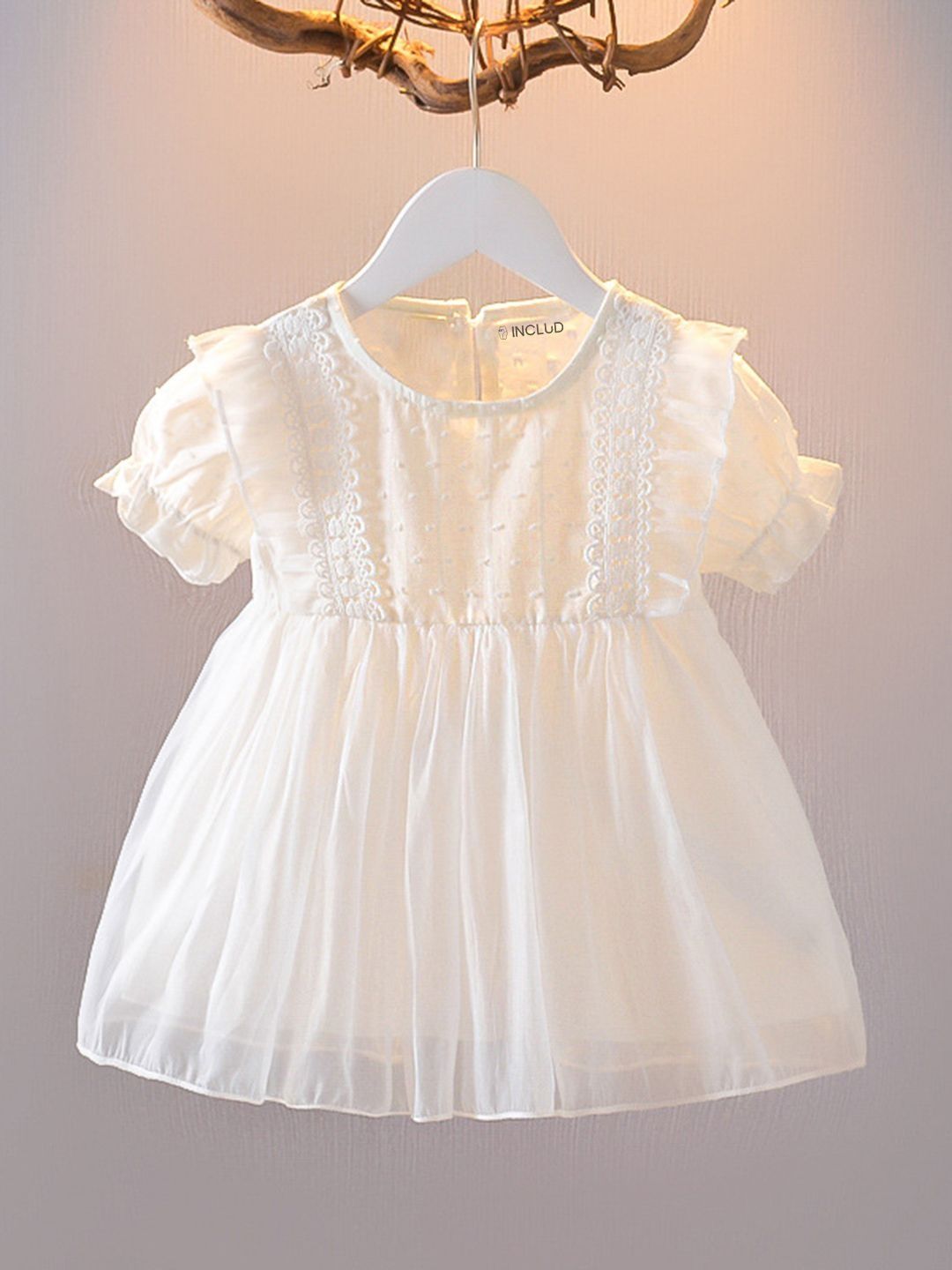 INCLUD Puff Sleeve Short Dress-picture-4