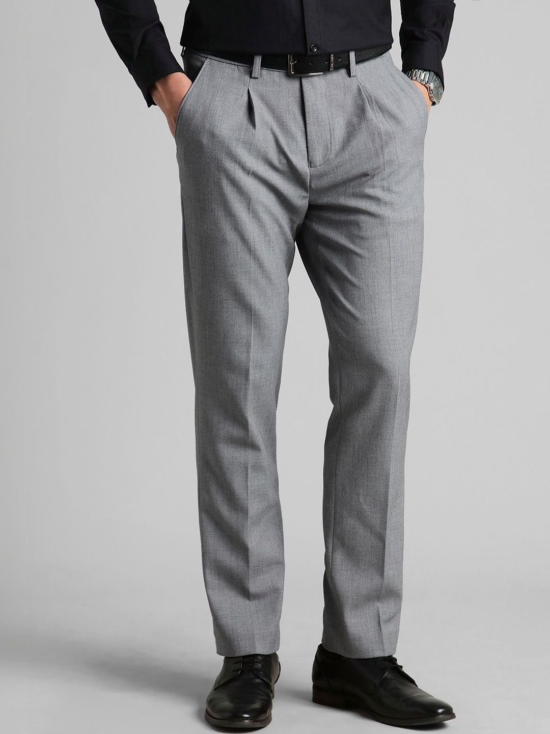 SIMON CARTER LONDON Men Pleated Trousers-picture-12