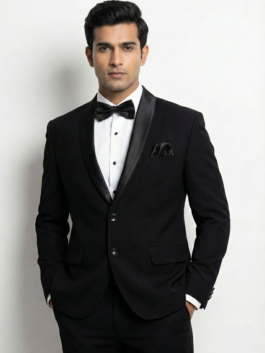 TRIANGLE Notched Lapel Single-Breasted Formal Blazers-image-27