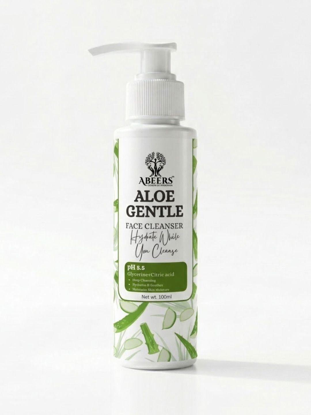 abeers Aloe Gentle Face Wash Cleanser - 100 ml-image-45