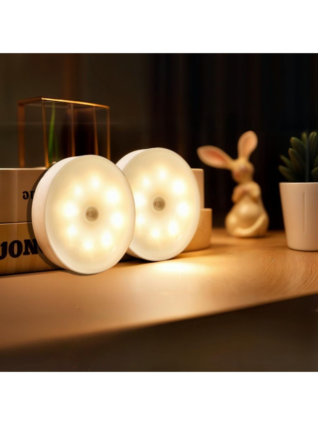 ECOBSY White & White Acrylic Contemporary Spherical Shaped Wall Lamp-picture-11