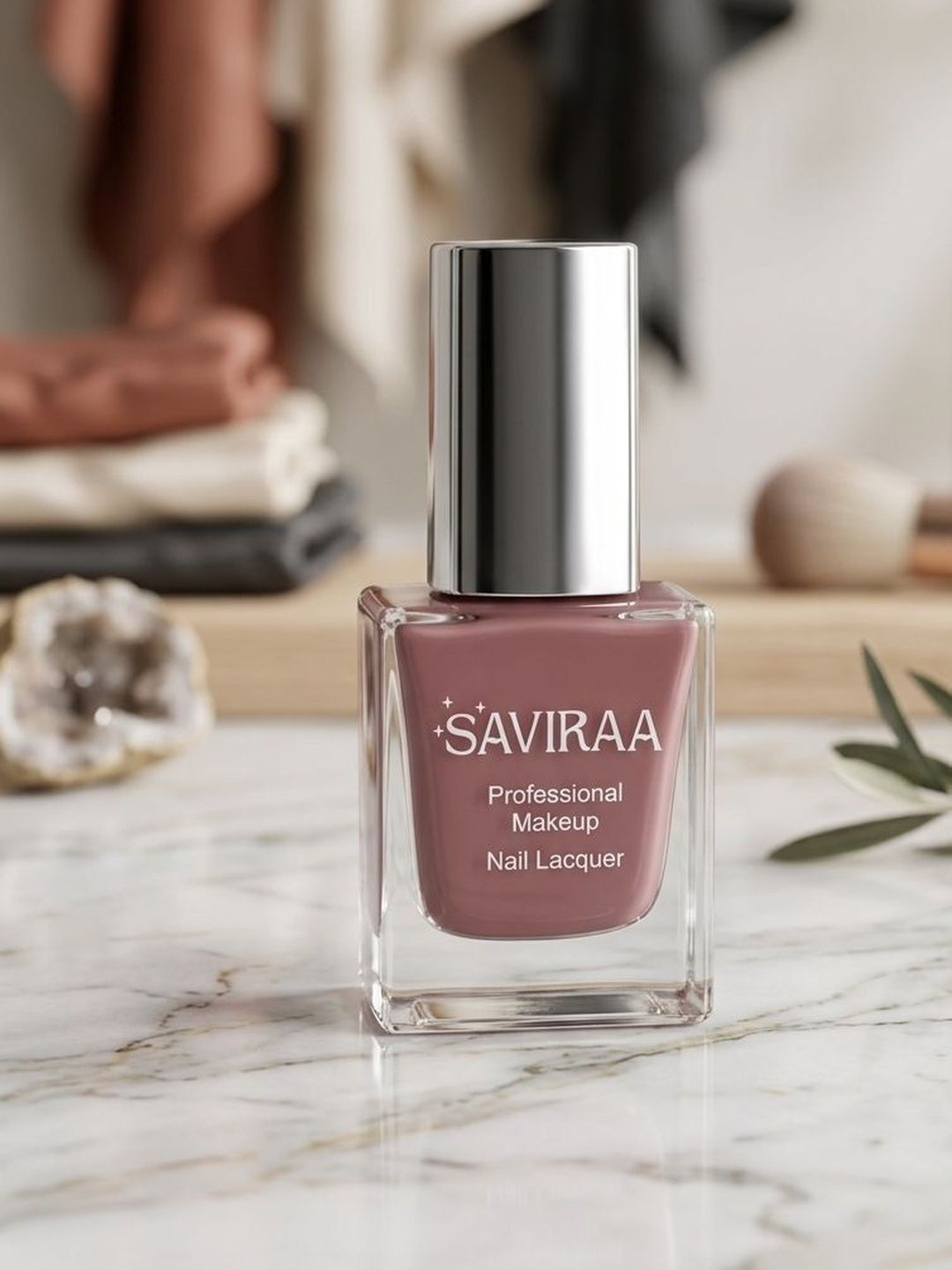 SAVIRAA Long Lasting Nail Polish - 10 ml - Nude-picture-36